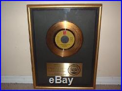 Lou Rawls Riaa Gold Record Award 45 You'll Never Find Rare Philly Floater