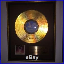 LYNYRD SKYNYRD Rossington Collins RIAA Gold Record Award