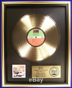 Led Zeppelin Houses Of The Holy LP Gold RIAA Record Award Swan Song Records