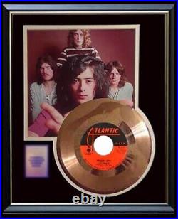 Led Zeppelin Immigrant Song Gold Record Non Riaa Award Rare