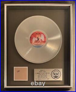 Led Zeppelin In Through The Out Door Platinum RIAA Record Award Swan Song DAMAGE