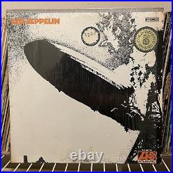 Led Zeppelin Self-Titled 1969 Shrink RIAA Gold Record Award Sticker Vinyl VG/VG+