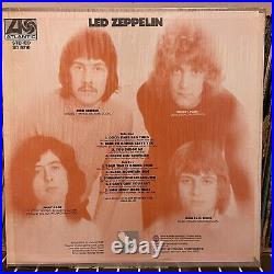 Led Zeppelin Self-Titled 1969 Shrink RIAA Gold Record Award Sticker Vinyl VG/VG+