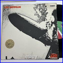 Led Zeppelin Self-Titled Original 1969 Rare Gold Award Sticker Atlantic Records