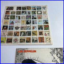 Led Zeppelin Self-Titled Original 1969 Rare Gold Award Sticker Atlantic Records