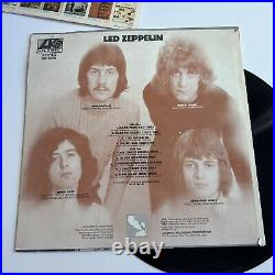 Led Zeppelin Self-Titled Original 1969 Rare Gold Award Sticker Atlantic Records