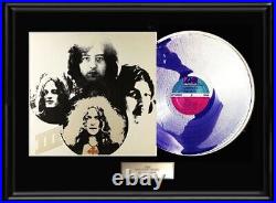 Led Zeppelin Three III White Gold Platinum Tone Record Lp Rare Non Riaa Award