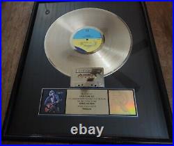 Linda Ronstadt Neil Young LP Gold RIAA Record Award Presented To Linda Ronstadt