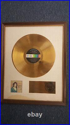 Loretta Lynn Don't Come Home Riaa Gold Record Award Presented Decca Records