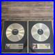 Lot-Of-2-Wall-To-Wall-Listening-Booth-Gold-Record-Sales-Awards-Plaques-Framed-01-id