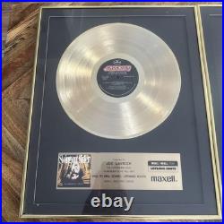Lot Of 2 Wall To Wall Listening Booth Gold Record Sales Awards Plaques Framed Lot Of 2 Wall To Wall Listening Booth Gold Record Sales Awards Plaques Framed