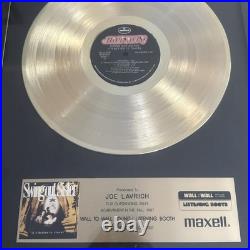 Lot Of 2 Wall To Wall Listening Booth Gold Record Sales Awards Plaques Framed Lot Of 2 Wall To Wall Listening Booth Gold Record Sales Awards Plaques Framed