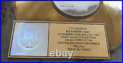 Luke Bryan Framed RIAA Award For'Doin My Thing Gold Record Country Music