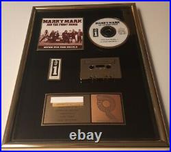 MARKY MARK & THE FUNKY BUNCH Original RIAA Gold Record Music Award Wahlberg RARE