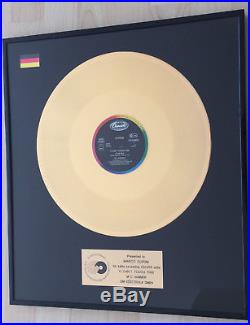 MC Hammer Gold Award BRD 250.000 units Original kein Replika