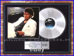 MICHAEL JACKSON THRILLER LP PLATINUM RECORD AWARD gold cd mint collectible gift