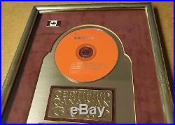 MOBY Play CRIA Gold Sales Record Award Electronic Dance Music EDM Rare non RIAA