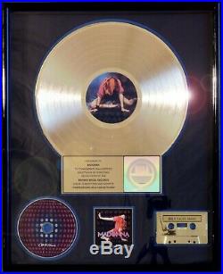 Madonna Confessions Riaa Record Award Gold Ciconne Like A Virgin Rare