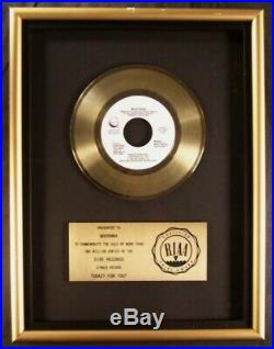 Madonna Crazy For You 45 Gold RIAA Record Award Geffen Sire Records To Madonna