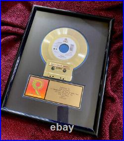 Madonna Erotica 45 Record & Cassette Single Riaa Gold Sales Award Sire Promo Lp