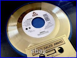 Madonna Erotica 45 Record & Cassette Single Riaa Gold Sales Award Sire Promo Lp