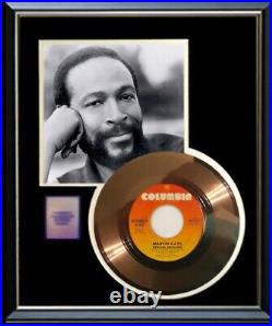 Marvin Gaye Sexual Healing 45 RPM Gold Metalized Record Rare Non Riaa Award