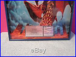 Meatloaf Bat out Hell II CD RIAA award plaque 3 million gold platinum record