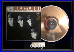 Meet The Beatles Gold Metalized Record Lp 1964 Album Not An Riaa Award Rare