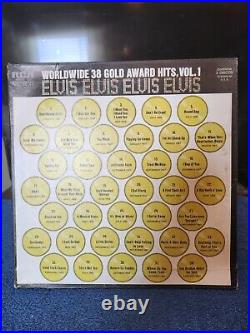 Mega Rare - Elvis Worldwide 38 Gold Award Hits Vol. 1 (very Rare Black Back)