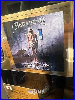 Megadeth 1993 Countdown To Ex Gold Sales Award 100k Sales Toshiba Emi Records