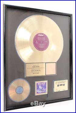 Megadeth Rust In Peace Certified RIAA Gold Record Award