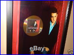 Michael Buble Rare Framed Gold RIAA Record CD Sales Award Artwork With Love REAL