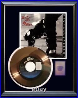 Michael Jackson Dirty Diana Gold Record Non Riaa Award Rare