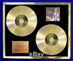 Michael Jackson History Double Album CD Gold Disc Vinyl Award Display Record