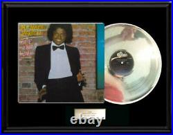 Michael Jackson Off The Wall White Gold Platinum Tone Record Lp Non Riaa Award