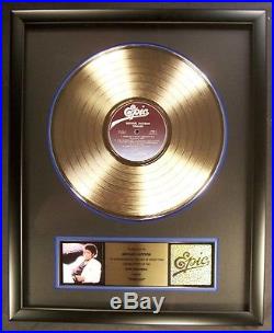 Michael Jackson Thriller LP Gold Non RIAA Record Award Epic Records To Michael