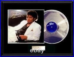 Michael Jackson Thriller White Gold Platinum Tone Record Lp Non Riaa Award
