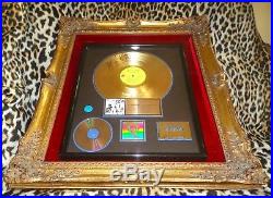 Mick Jagger Signed RIAA Gold Record Award Rolling Stones Exile on Main St Album