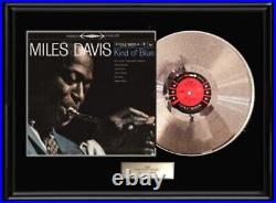 Miles Davis Kind Of Blue Album White Gold Platinum Record Lp Non Riaa Award