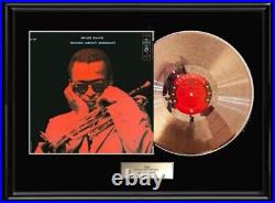 Miles Davis Round About Midnight Rare Gold Record Lp Album Non Riaa Award Orig