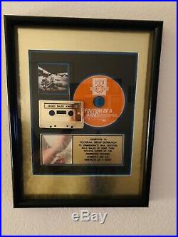 Mint Condition RIAA Gold Record Award Definition Of A Band Jimmy Jam Terry Lewis