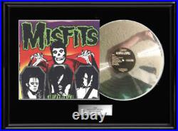 Misfits Evil Live White Gold Silver Metalized Record Lp Album Non Riaa Award