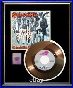 Moody Blues Question 45 RPM Gold Record Non Riaa Award Rare