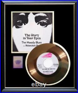 Moody Blues Story In Your Eyes 45 RPM Gold Record Rare Non Riaa Award