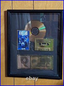 NEW KIDS ON THE BLOCK NO MORE GAMES GOLD RECORD RIAA AWARD RARE! Tape CD 90S