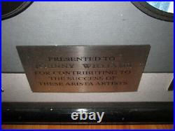 NICE! ARISTA RECORD AWARD framed cd music in house (non RIAA) gold platinum
