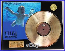 Nirvana Gold Lp Ltd Edition Rare Record Award Quality Display Ships For Free