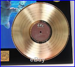Nirvana Gold Lp Ltd Edition Rare Record Award Quality Display Ships For Free