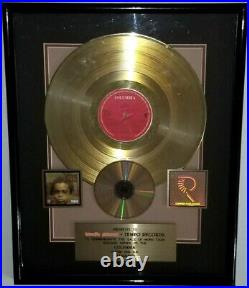 Nas Illmatic Riaa Award Plaque 500000 Gold Rap Hiphop Columbia Records 12 Lp CD