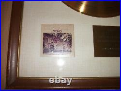 Neil Diamond Rare Riaa White Matte 1971 Gold Record Award Stones I Am I Said